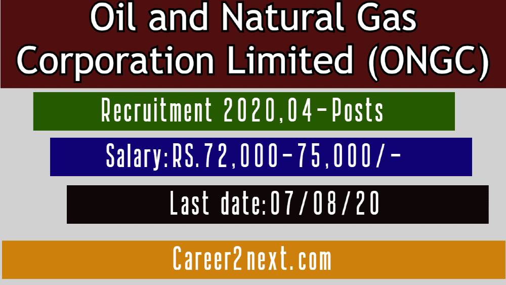 ONGC 欲望号列车 2020 for 04 Doctor Post