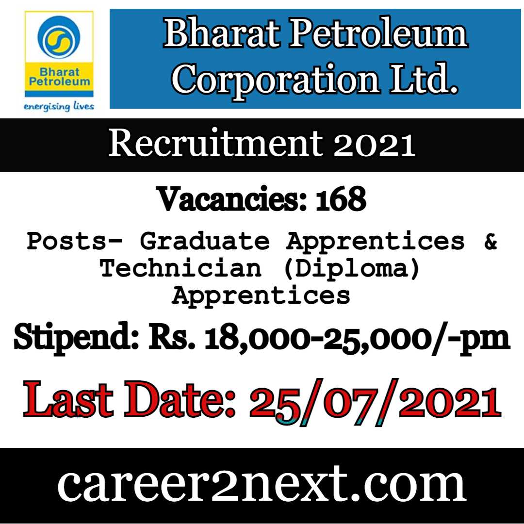 BPCL Apprentice 尤酷播午夜伦理 2021