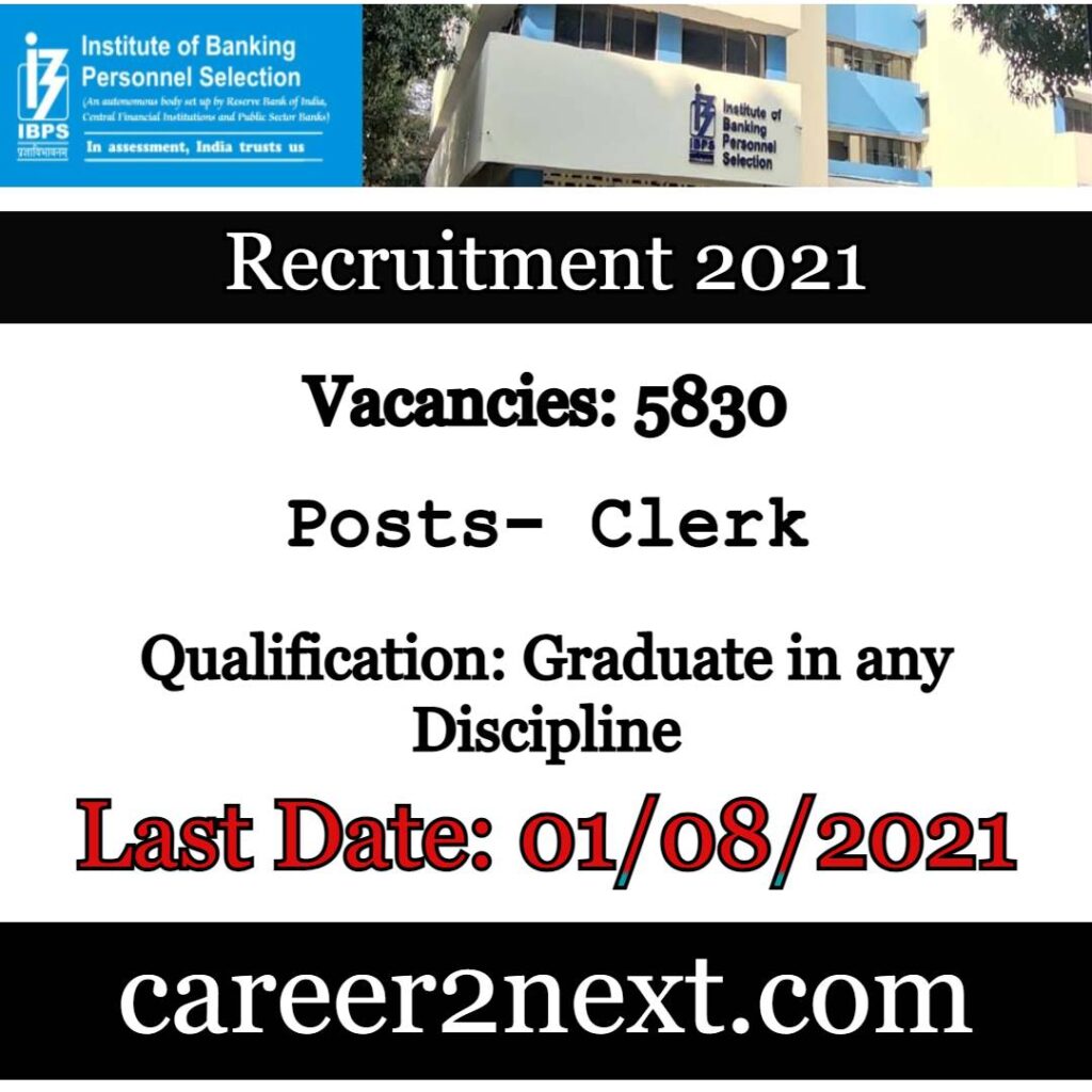 IBPS Clerk 深宅旧梦 2021 