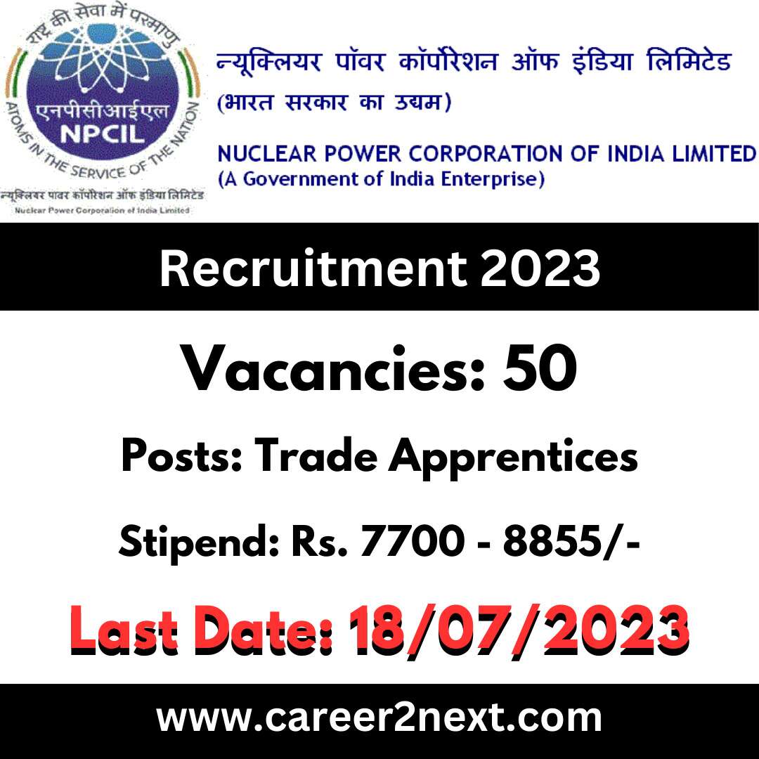 NPCIL Apprentice 美国xaxwas9977777 2023