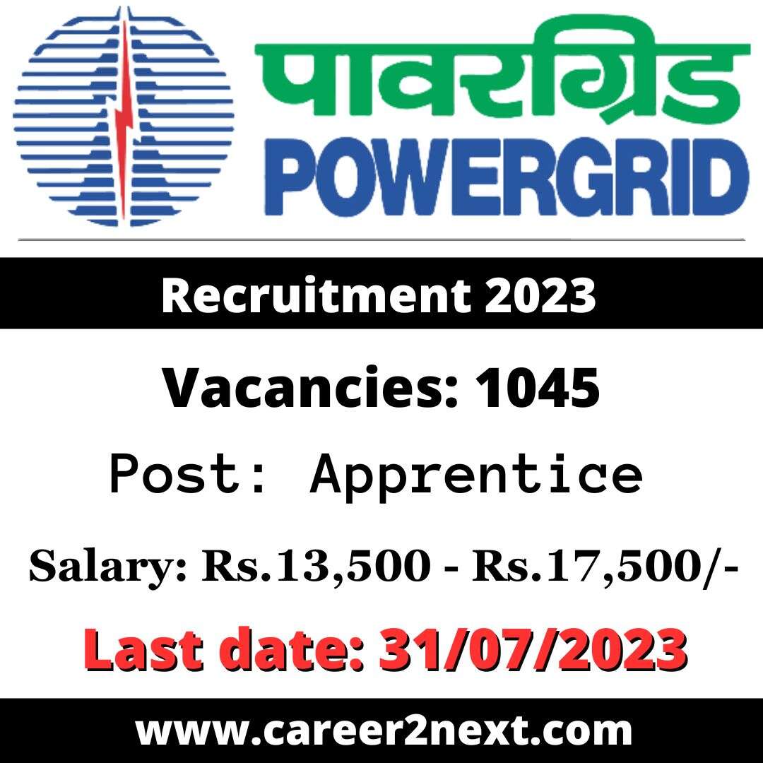 PGCIL Apprentice 美国xaxwas9977777 2023
