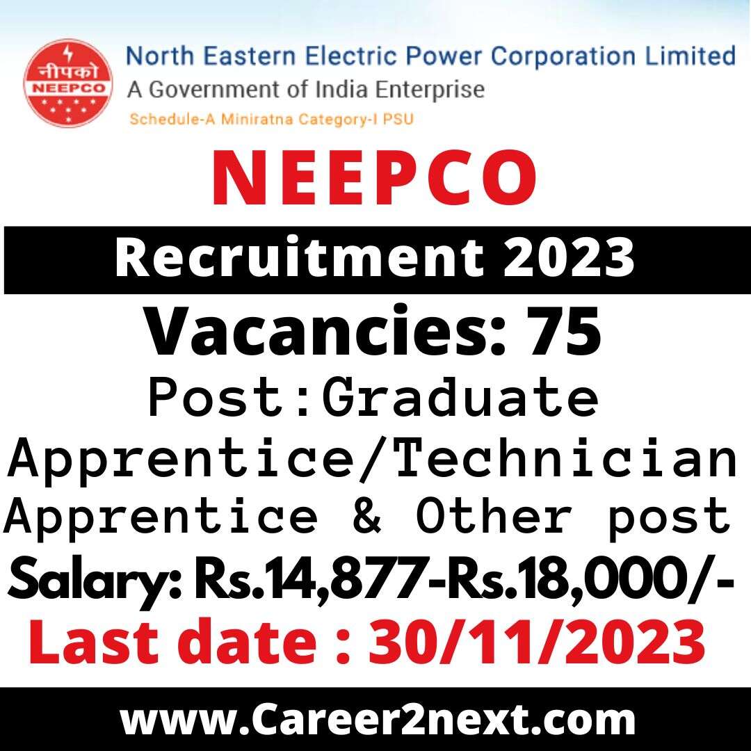 NEEPCO Apprentice snis-850 2023