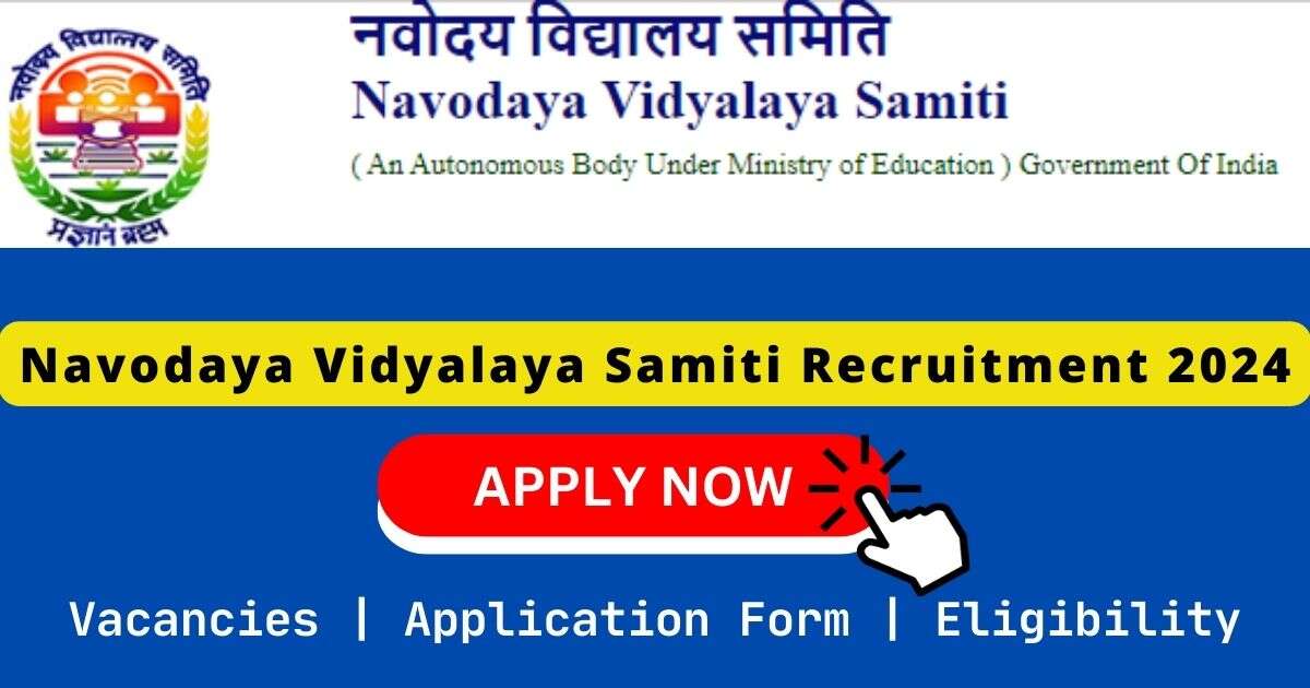 Navodaya Vidyalaya Samiti 但大香蕉在线 2024