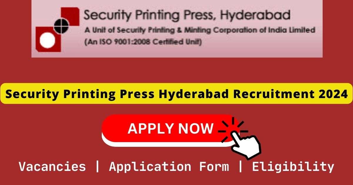 Security Printing Press Hyderabad 但大香蕉在线 2024